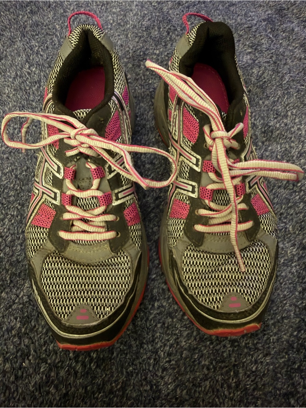 ASICS Gel-Venture 4 Women's Black and Pink Trail Running Shoes